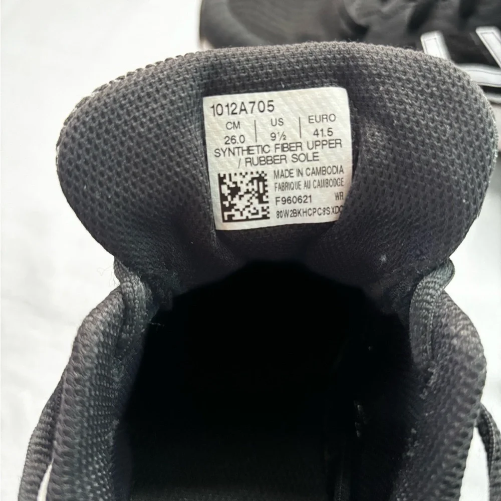 Asics Black & White Patriot 12 Performance Running Shoes